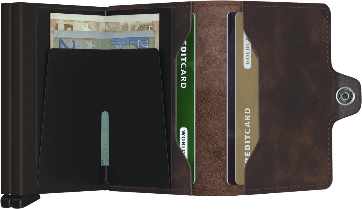 Secrid Twinwallet Vintage Chocolate mit Gravur - TV-Chocolate