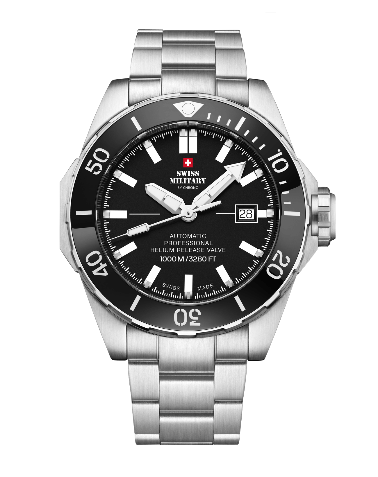 Swiss Military Mechanische Taucheruhr Herrenuhr - SMA34092.01