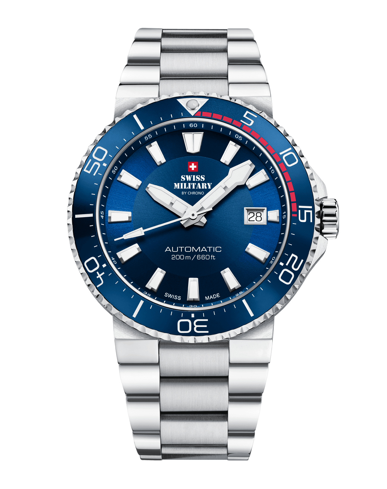 Swiss Military Mechanische Taucheruhr für Männer - SMA34086.02