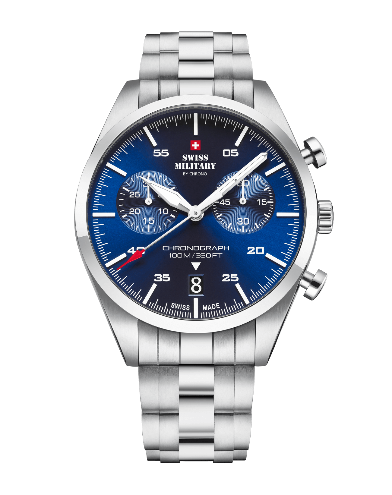 Swiss Military Eleganter Vintage Chronograph Herrenuhr - SM34090.02