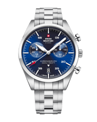 Swiss Military Eleganter Vintage Chronograph Herrenuhr - SM34090.02