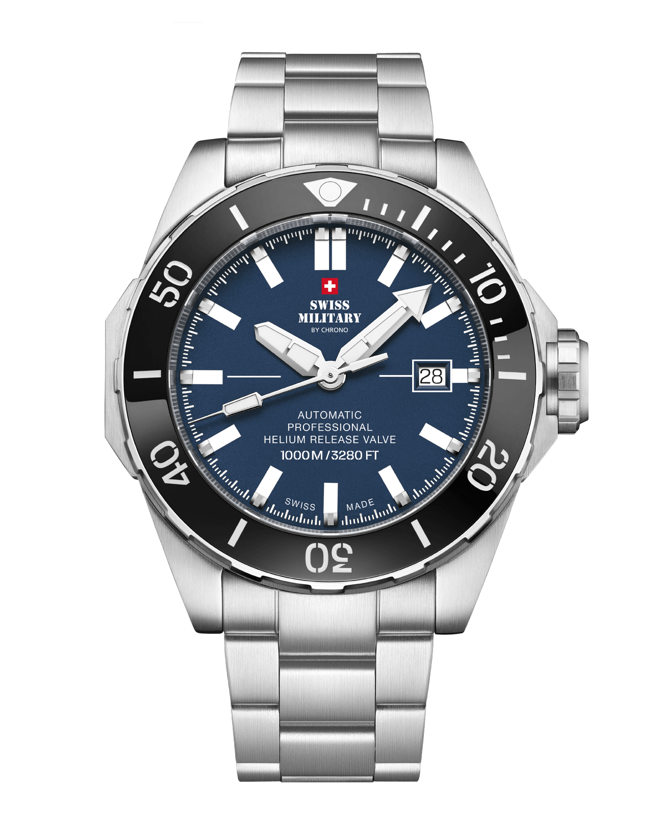 Swiss Military Mechanische Taucheruhr für Männer - SMA34092.02