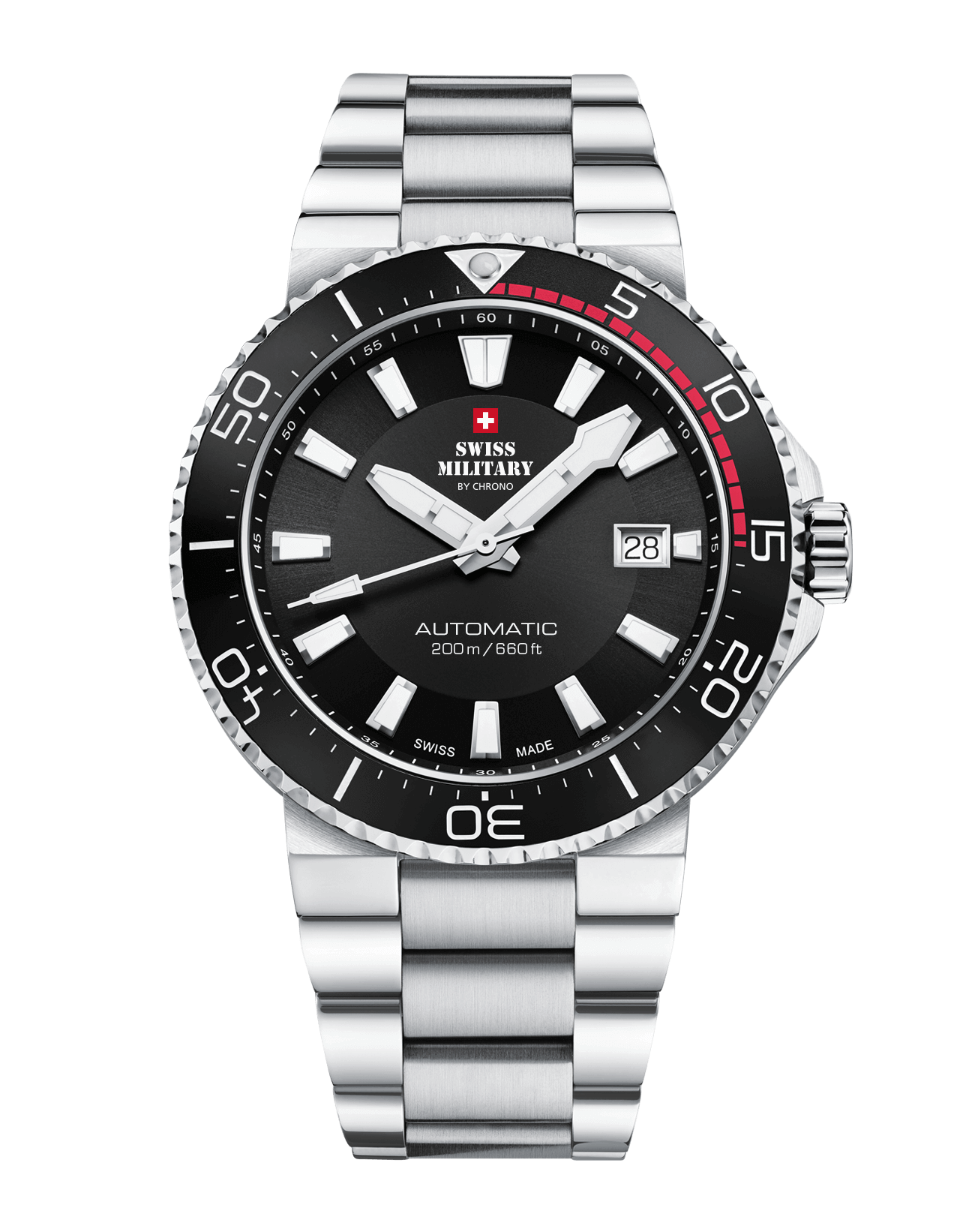 Swiss Military Mechanische Taucheruhr für Männer - SMA34086.01