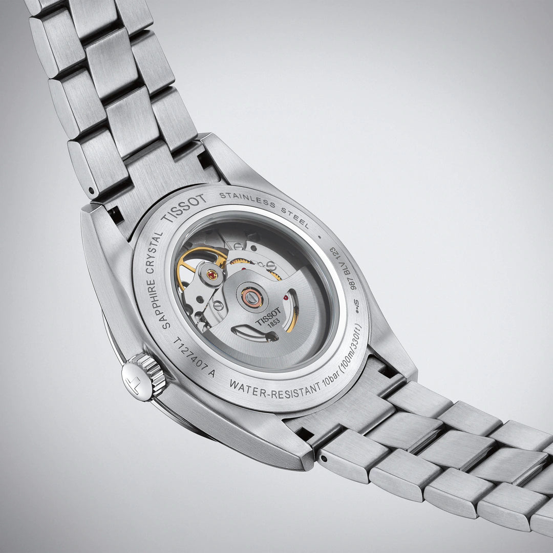 Tissot Gentleman Powermatic 80 Herrenuhr Silber Automatik 40mm - T127.407.11.031.01