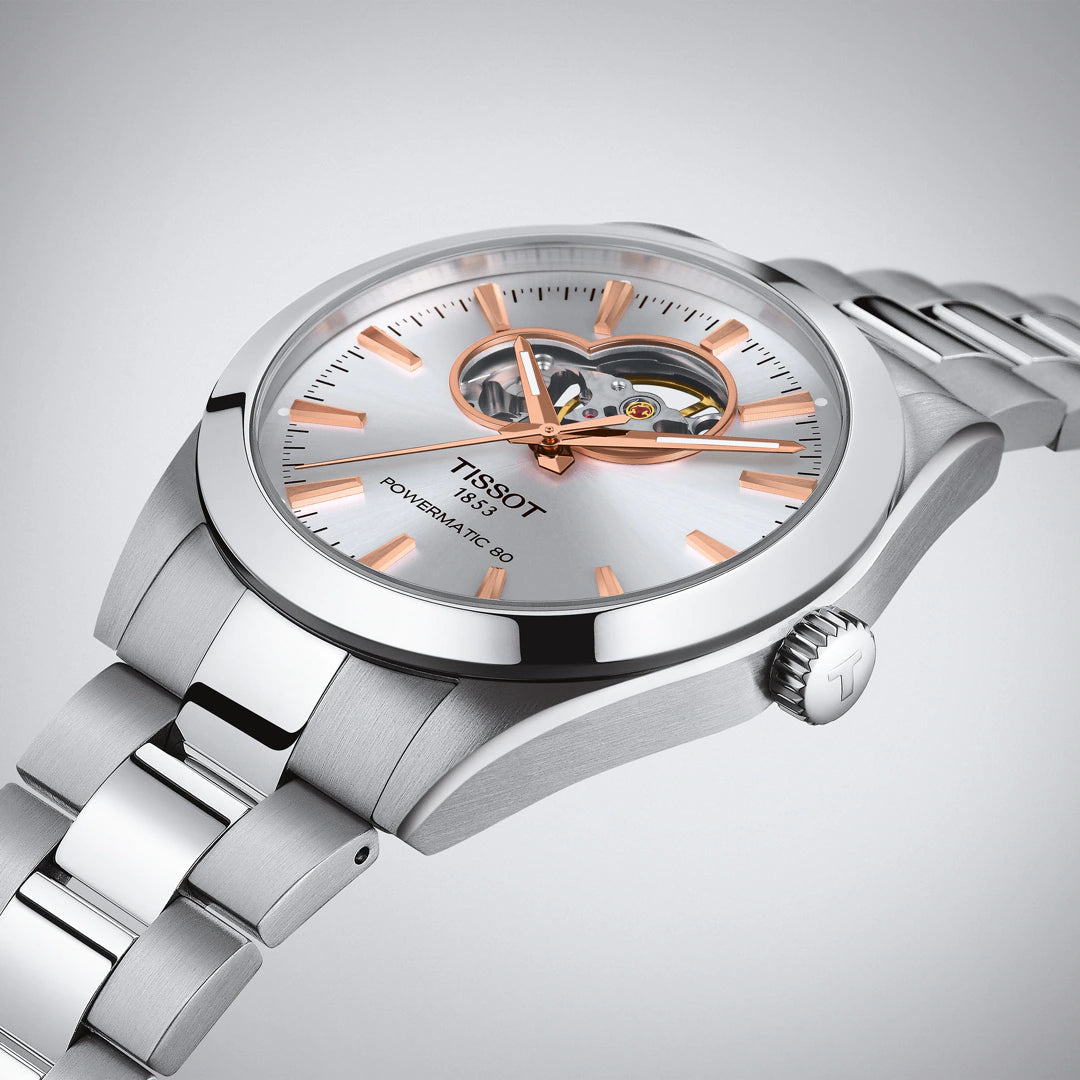 Tissot Gentleman Powermatic 80 Herrenuhr Silber Automatik 40mm - T127.407.11.031.01